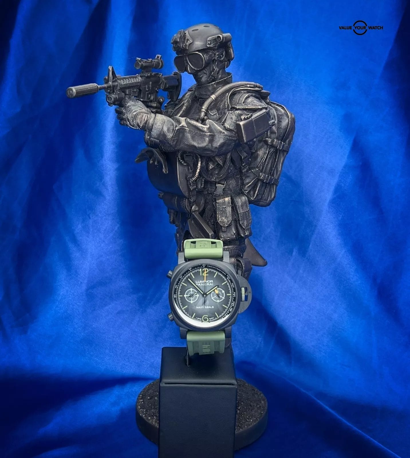 Panerai Luminor Chrono Carbotech Navy Seals Black Dial 44mm PAM01419 Full Set - Image 5