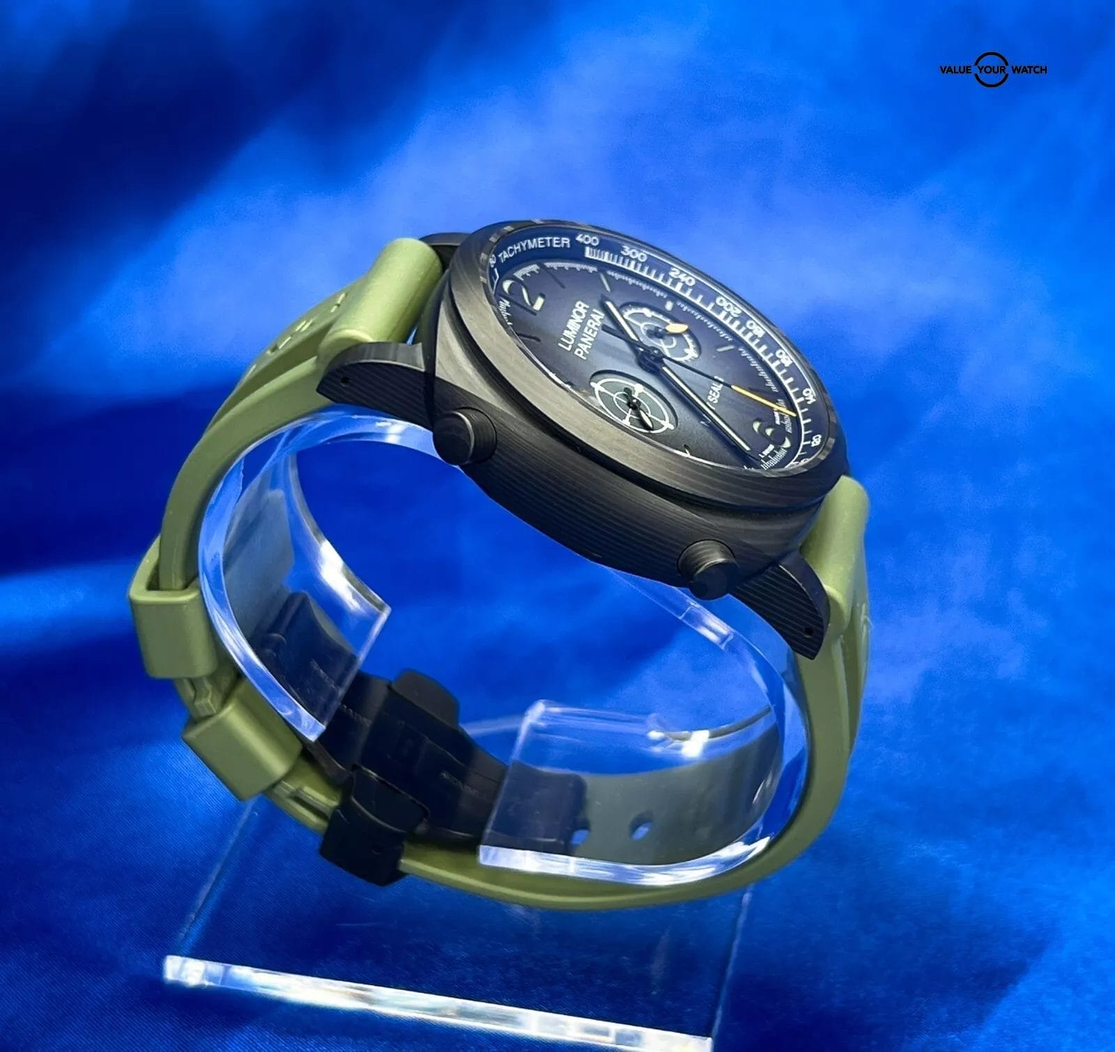 Panerai Luminor Chrono Carbotech Navy Seals Black Dial 44mm PAM01419 Full Set - Image 9