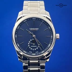 Longines Master Moonphase Sunray Blue Men’s Watch 40mm L2.909.4.92.6