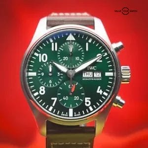 IWC Pilot’s Watch Green Dial Chronograph Automatic Men’s Watch – IW388103