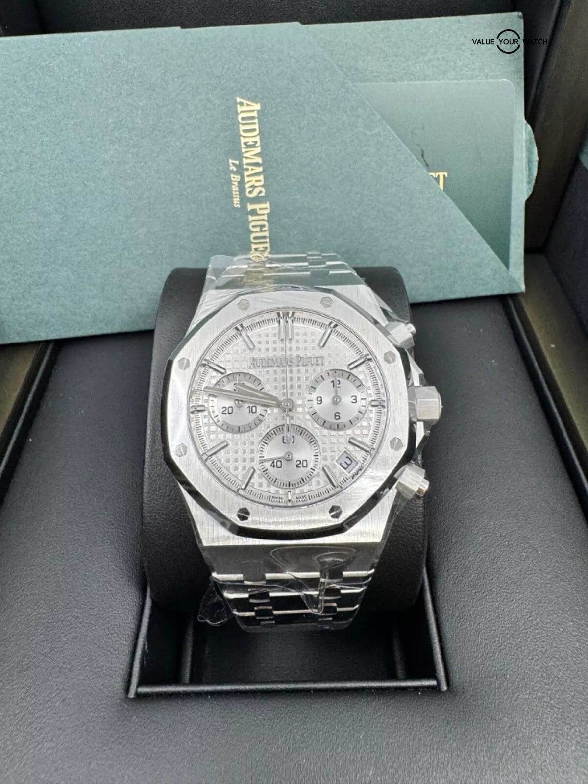 2023 Unworn Papers White Dial Audemars Piguet Royal Oak Chronograph 41mm 26240ST