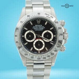 Rolex Zenith Daytona 16520 Black Dial 2000 Box & Papers MUST SEE!
