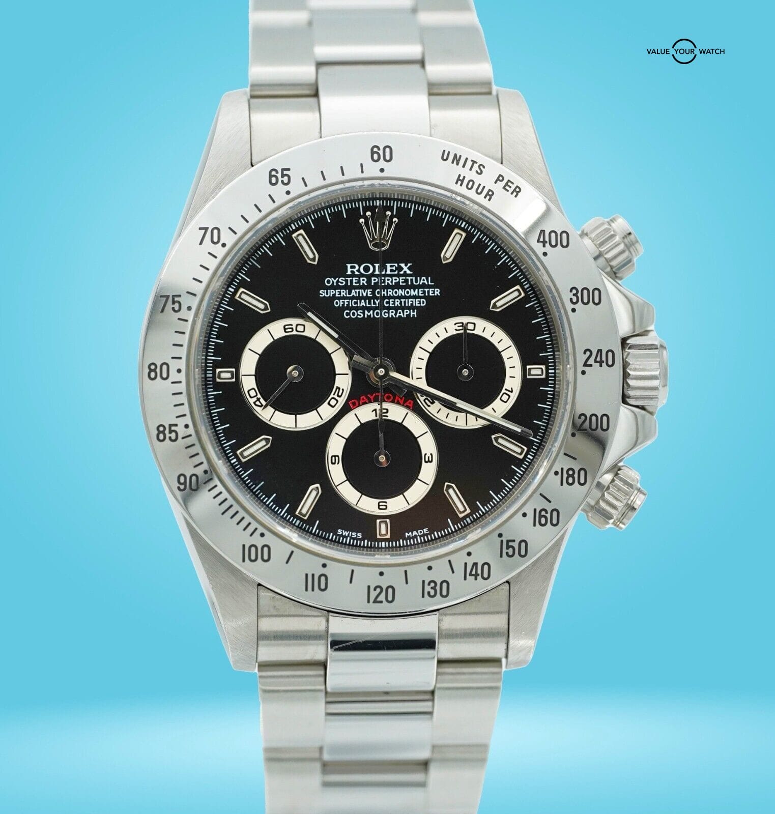 Rolex Zenith Daytona 16520 Black Dial 2000 Box & Papers MUST SEE!