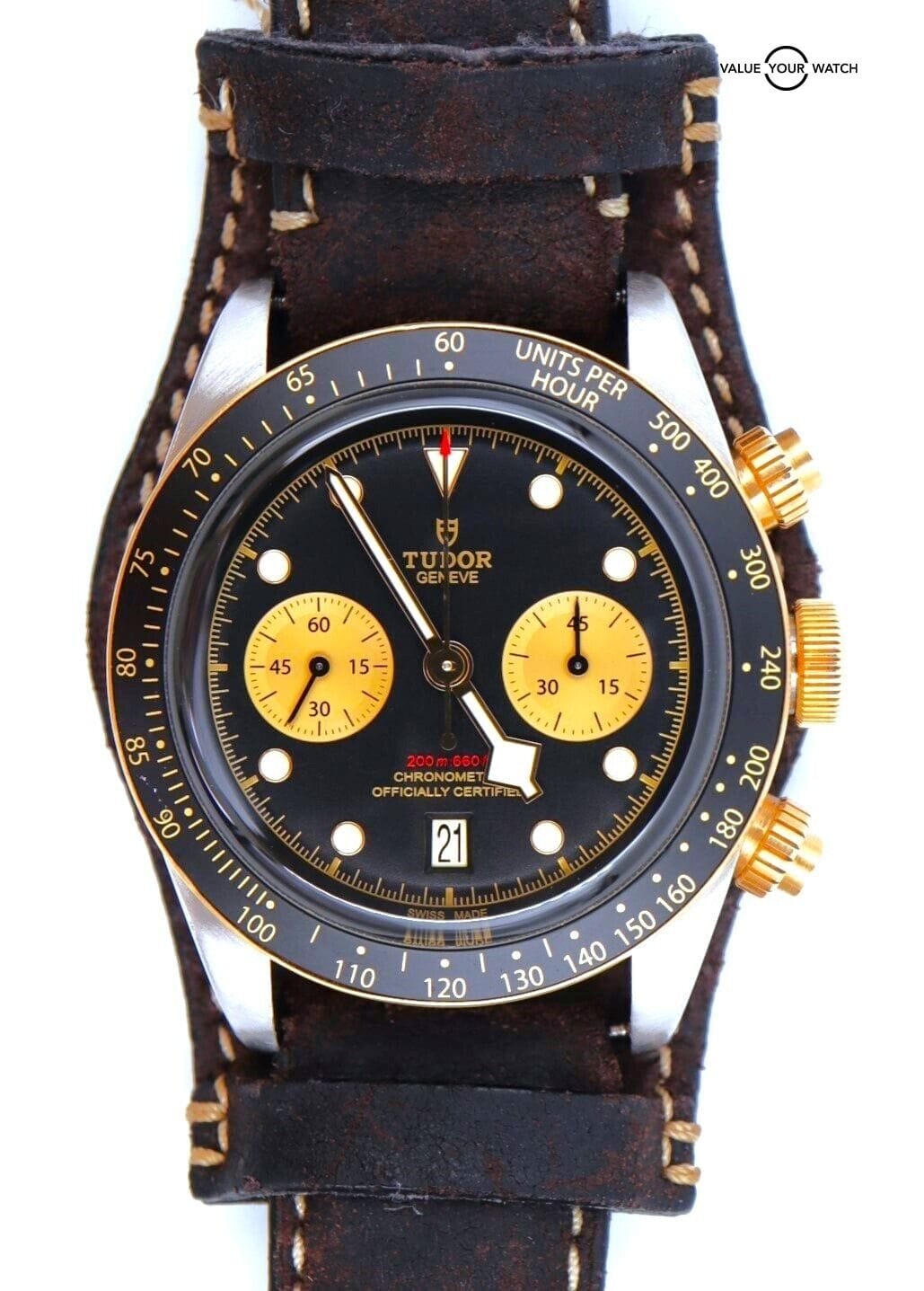 Tudor Black Bay Chrono S&G M79363N 41mm 18K Gold & Steel 2020 BOXES/PAPERS!