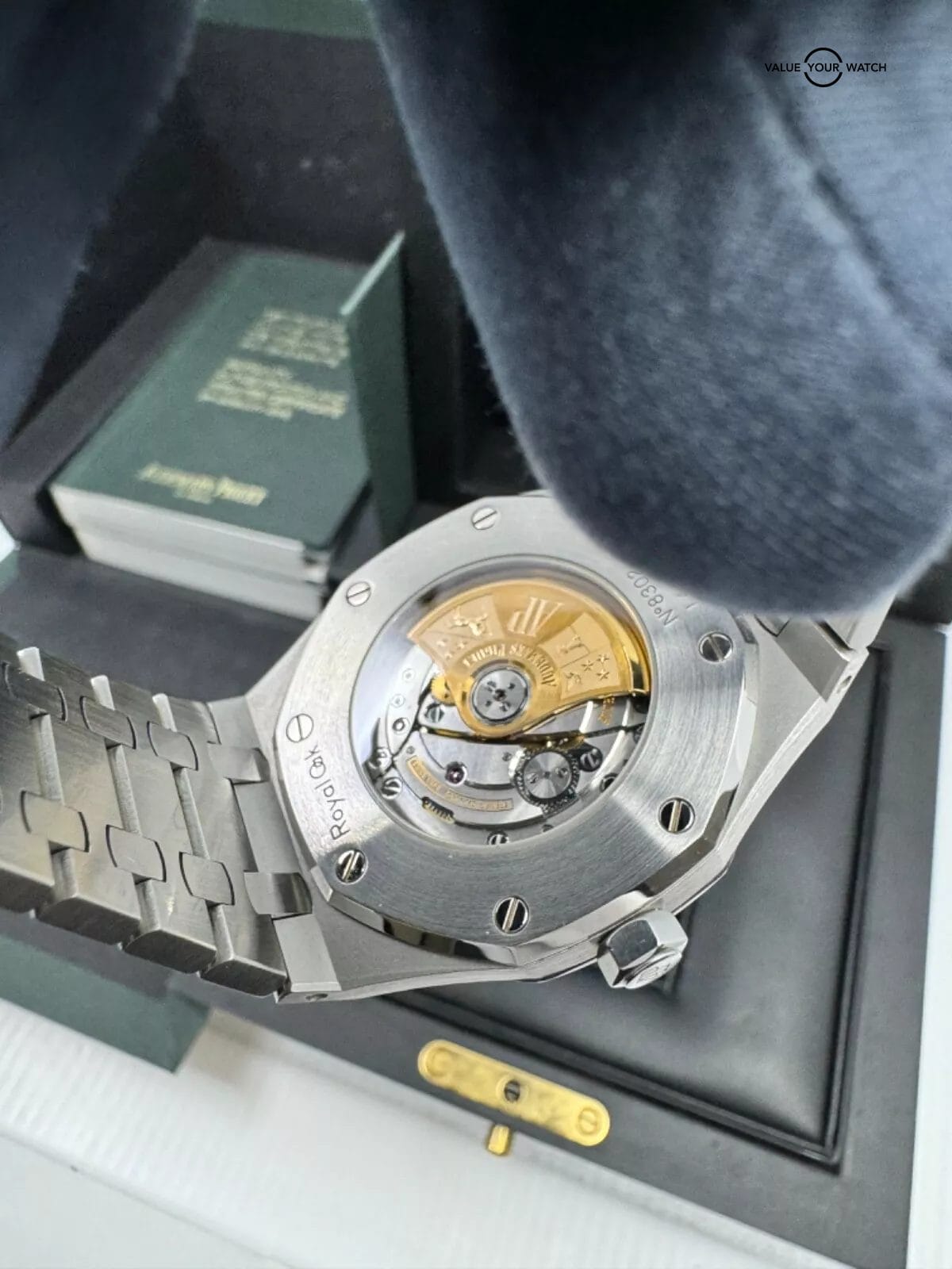 2015 Box Papers Blue Dial Audemars Piguet Royal Oak 41mm Steel 15400ST - Image 4