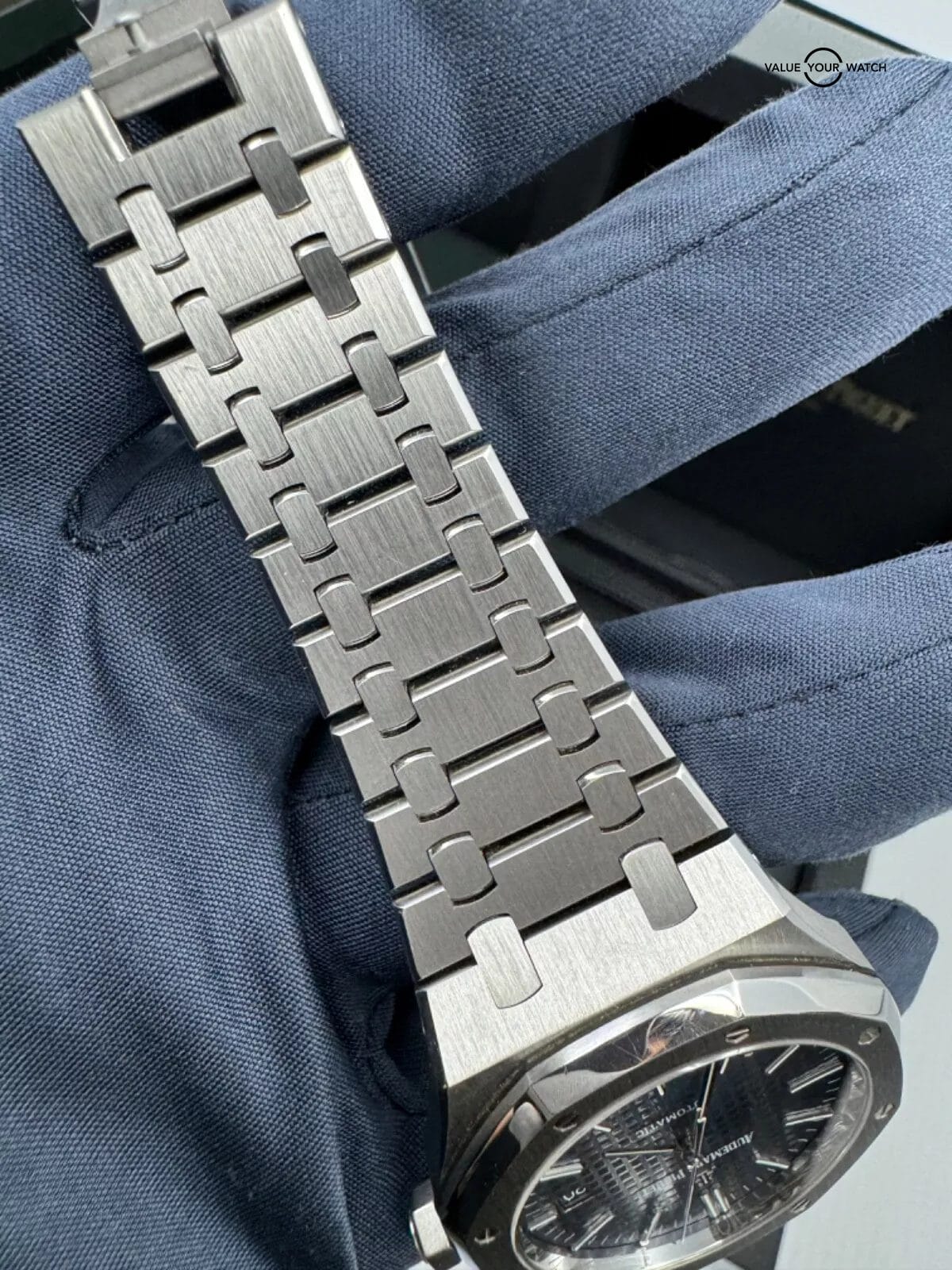 2015 Box Papers Blue Dial Audemars Piguet Royal Oak 41mm Steel 15400ST - Image 7