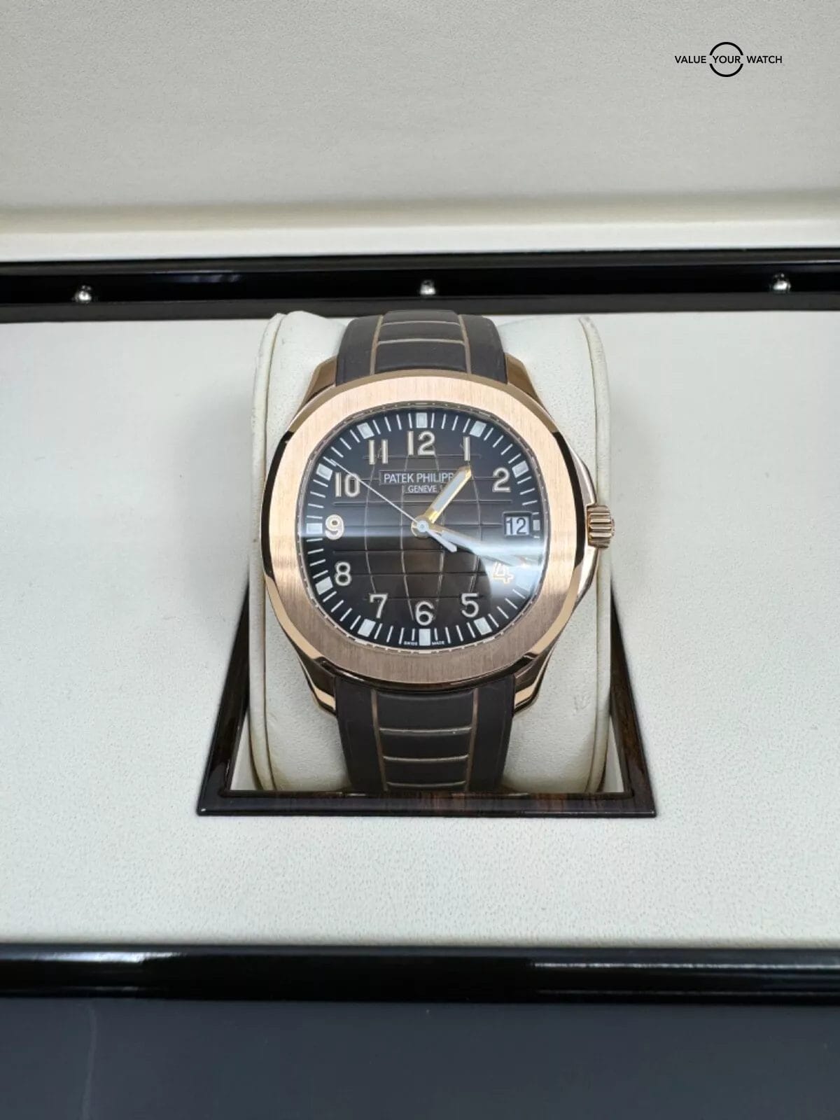 2013 Top Condition BOX PAPERS 5167R Patek Philippe Aquanaut Rose Gold Brown 40mm