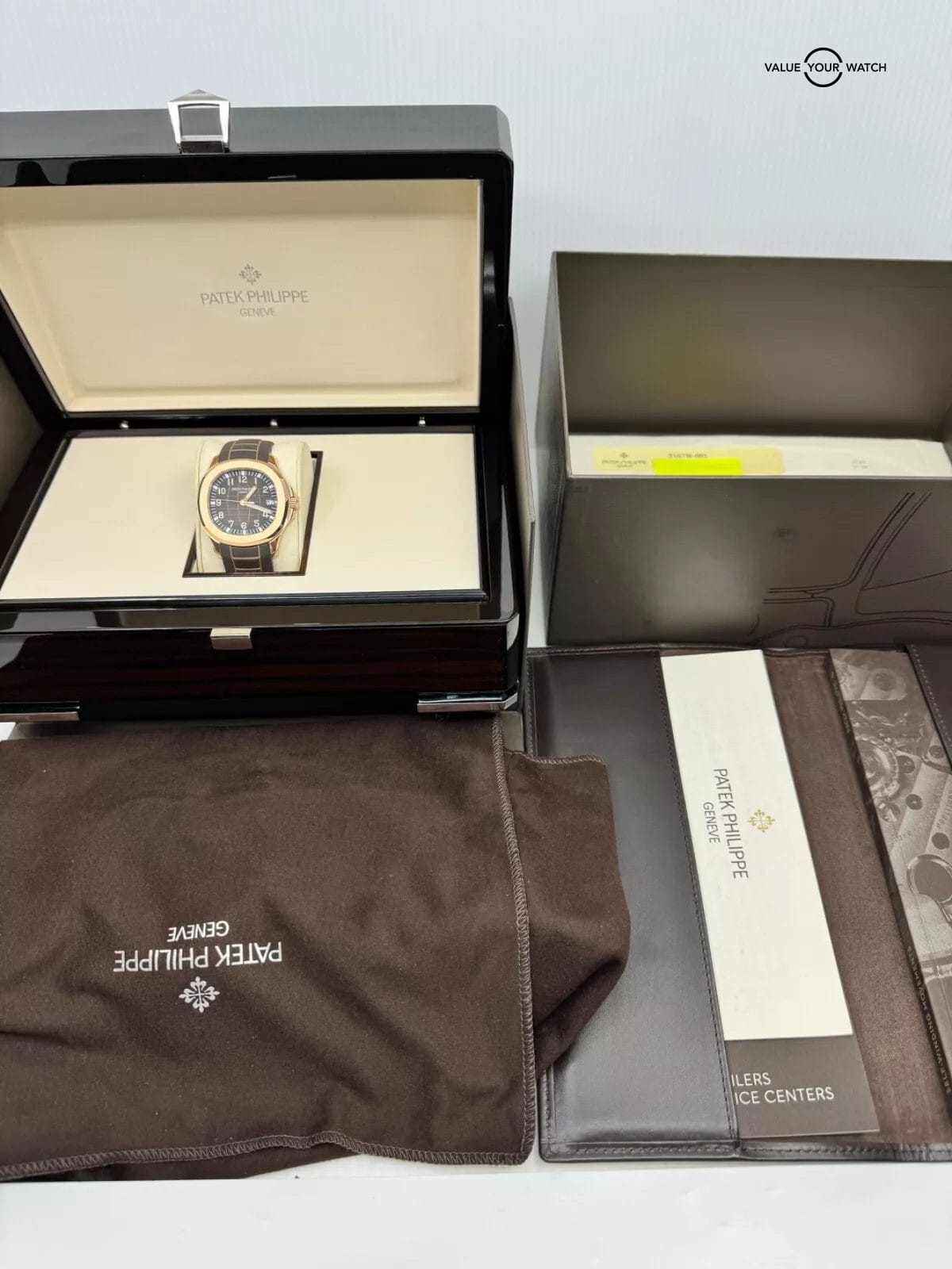 2013 Top Condition BOX PAPERS 5167R Patek Philippe Aquanaut Rose Gold Brown 40mm - Image 3