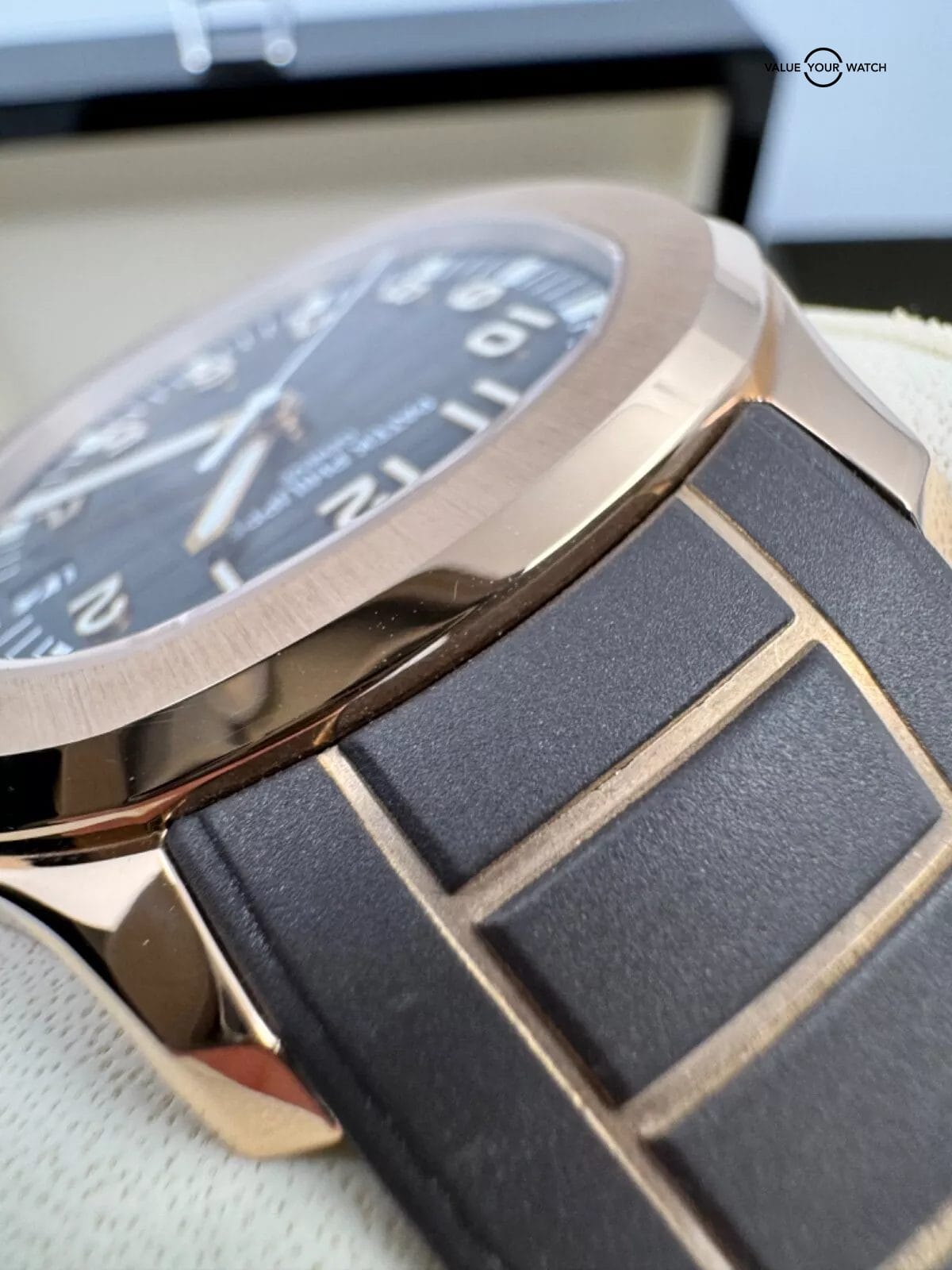 2013 Top Condition BOX PAPERS 5167R Patek Philippe Aquanaut Rose Gold Brown 40mm - Image 7