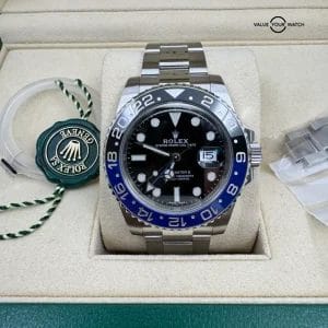 MINT Papers 2017 Rolex GMT Master II 116710 BLNR Steel Ceramic Batman Blue 40mm
