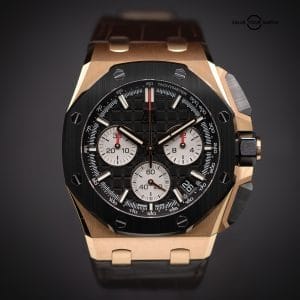 Audemars Piguet Royal Oak Offshore Chronograph in Rose Gold, 3 Straps, Ref. 26420RO.OO.A002CA.01, Complete Set