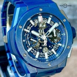 Nov 2025 Extended Warranty – Hublot Big Bang Integrated Blue Ceramic – Full Set