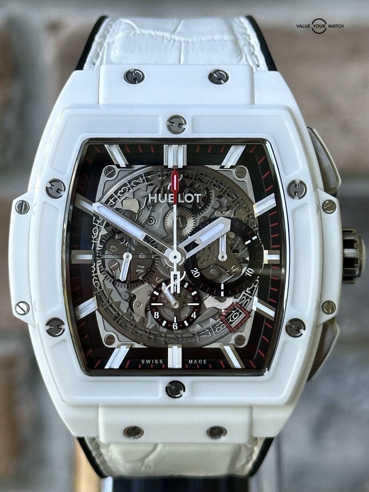 Hublot Spirit Of Big Bang White Ceramic Chronograph - Full Set - 601.HX.0173.LR