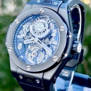 Hublot Big Bang Tourbillon Automatic Black Magic – Limited 1 of 100 – Full Set