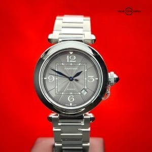 Cartier Pasha 41mm Anthracite Dial WAPA0026 Automatic Stainless Steel Watch