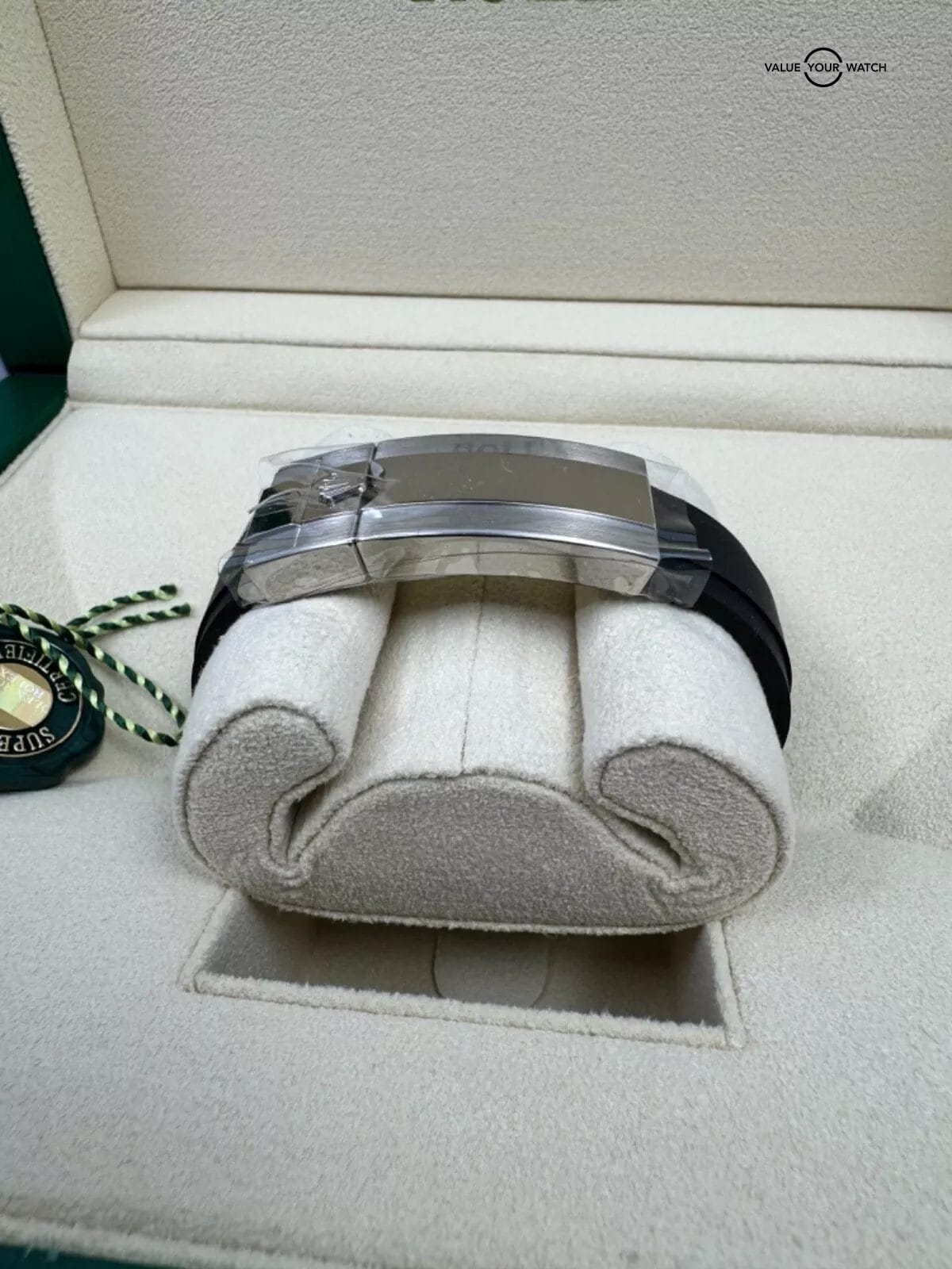 2023 White Gold Rolex Daytona 40MM Black Diamond Dial Oysterflex 126519LN - Image 3