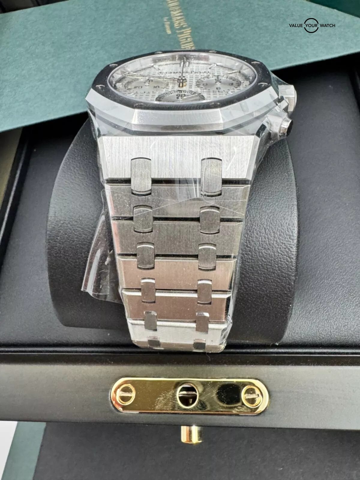 2023 Unworn Papers White Dial Audemars Piguet Royal Oak Chronograph 41mm 26240ST - Image 4