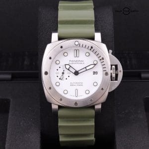 Panerai SUBMERSIBLE Bianco Automatic 42MM Watch PAM1223 | 2021 Box & Card