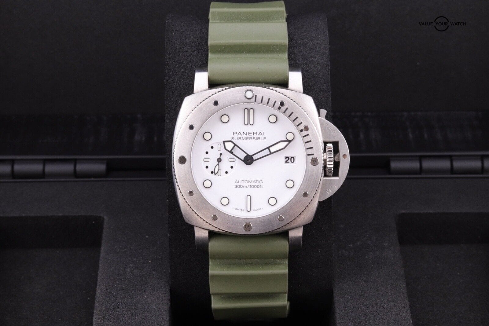 Panerai SUBMERSIBLE Bianco Automatic 42MM Watch PAM1223 | 2021 Box & Card