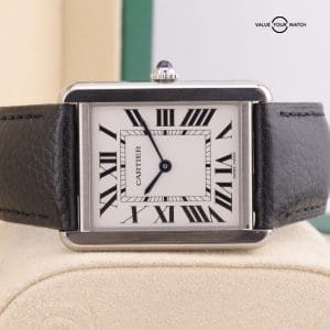 Cartier Tank Solo Stainless Steel Quartz Men‚Äôs Watch WSTA0028 – Watch + Card
