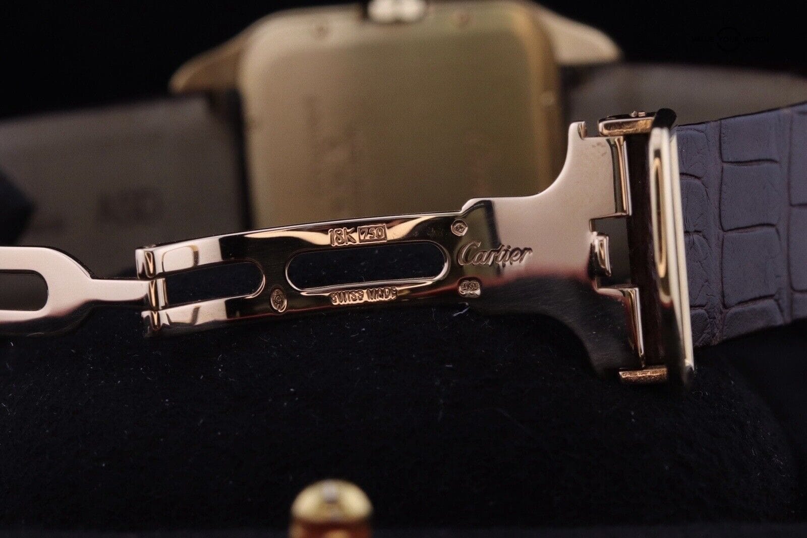 Cartier Santos Dumont 2649 Ultra Thin - 18K Yellow Gold - Mechanical Watch - Image 11