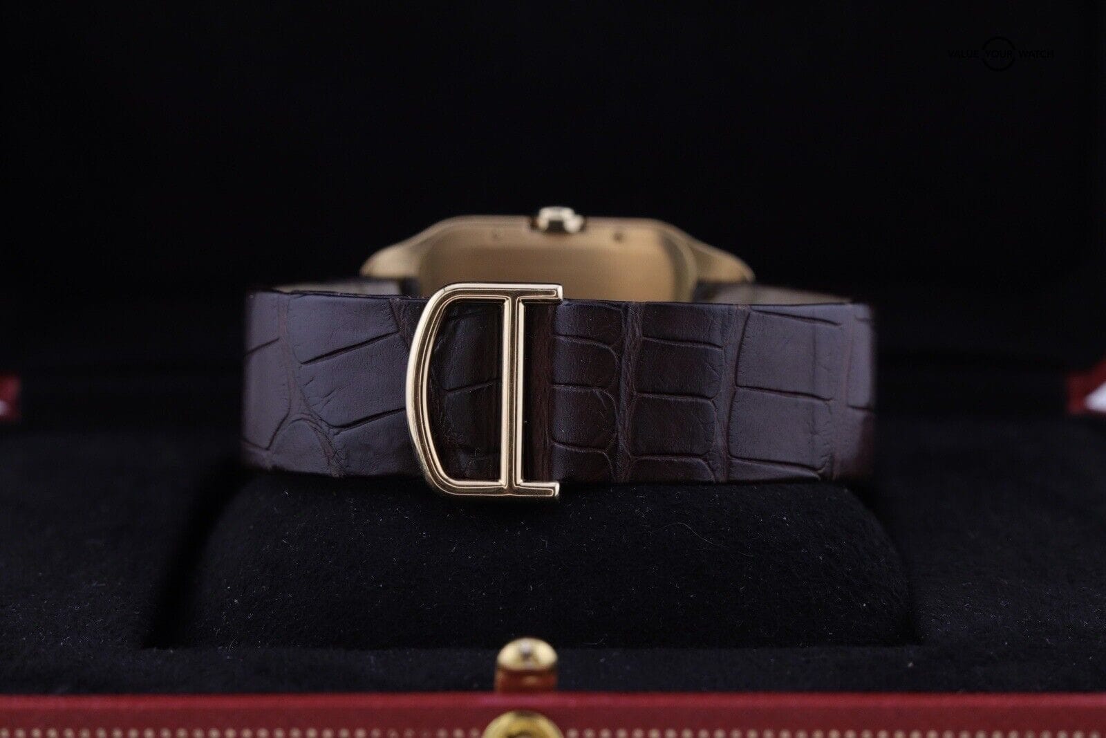 Cartier Santos Dumont 2649 Ultra Thin - 18K Yellow Gold - Mechanical Watch - Image 14