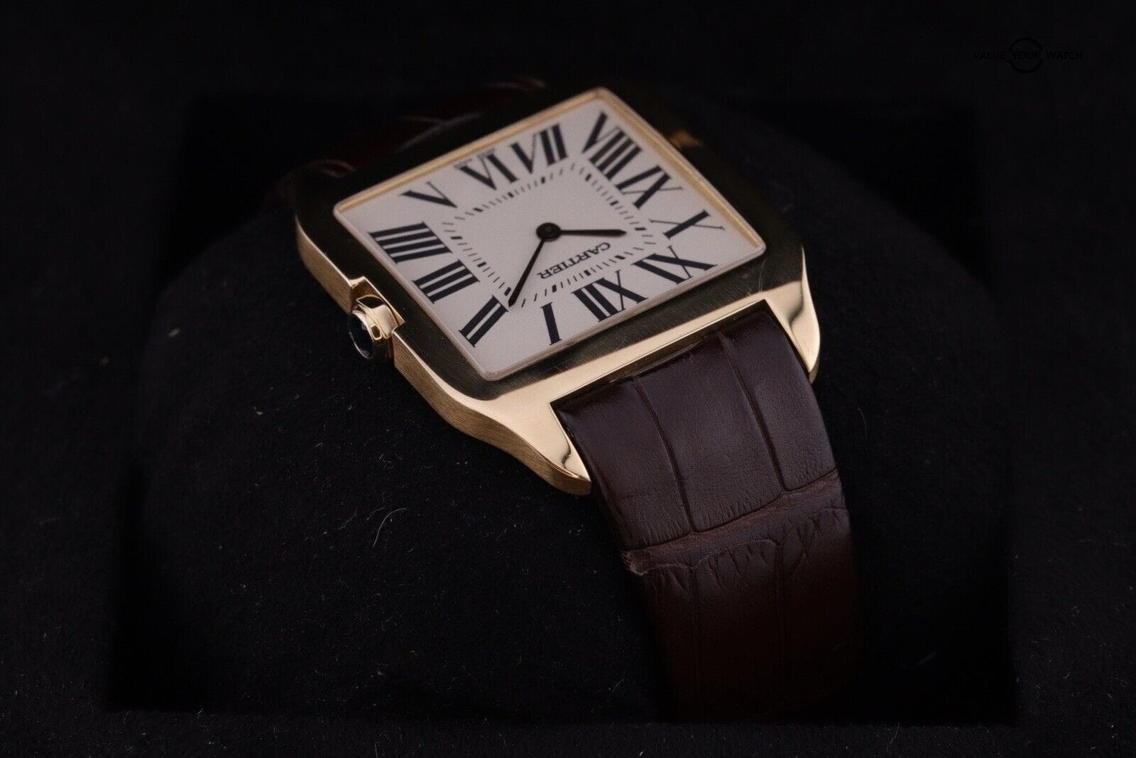 Cartier Santos Dumont 2649 Ultra Thin - 18K Yellow Gold - Mechanical Watch - Image 15