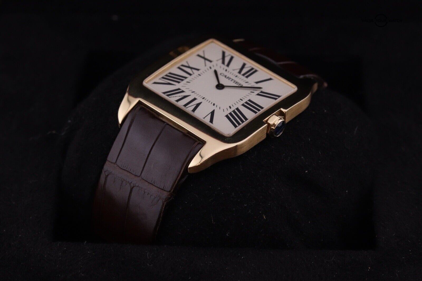 Cartier Santos Dumont 2649 Ultra Thin - 18K Yellow Gold - Mechanical Watch - Image 16