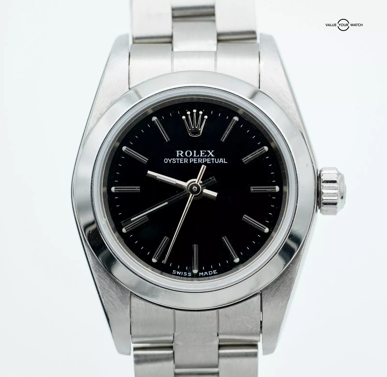 2005 ROLEX Oyster Perpetual 76080 24mm Stainless Steel Black Dial! - Image 14