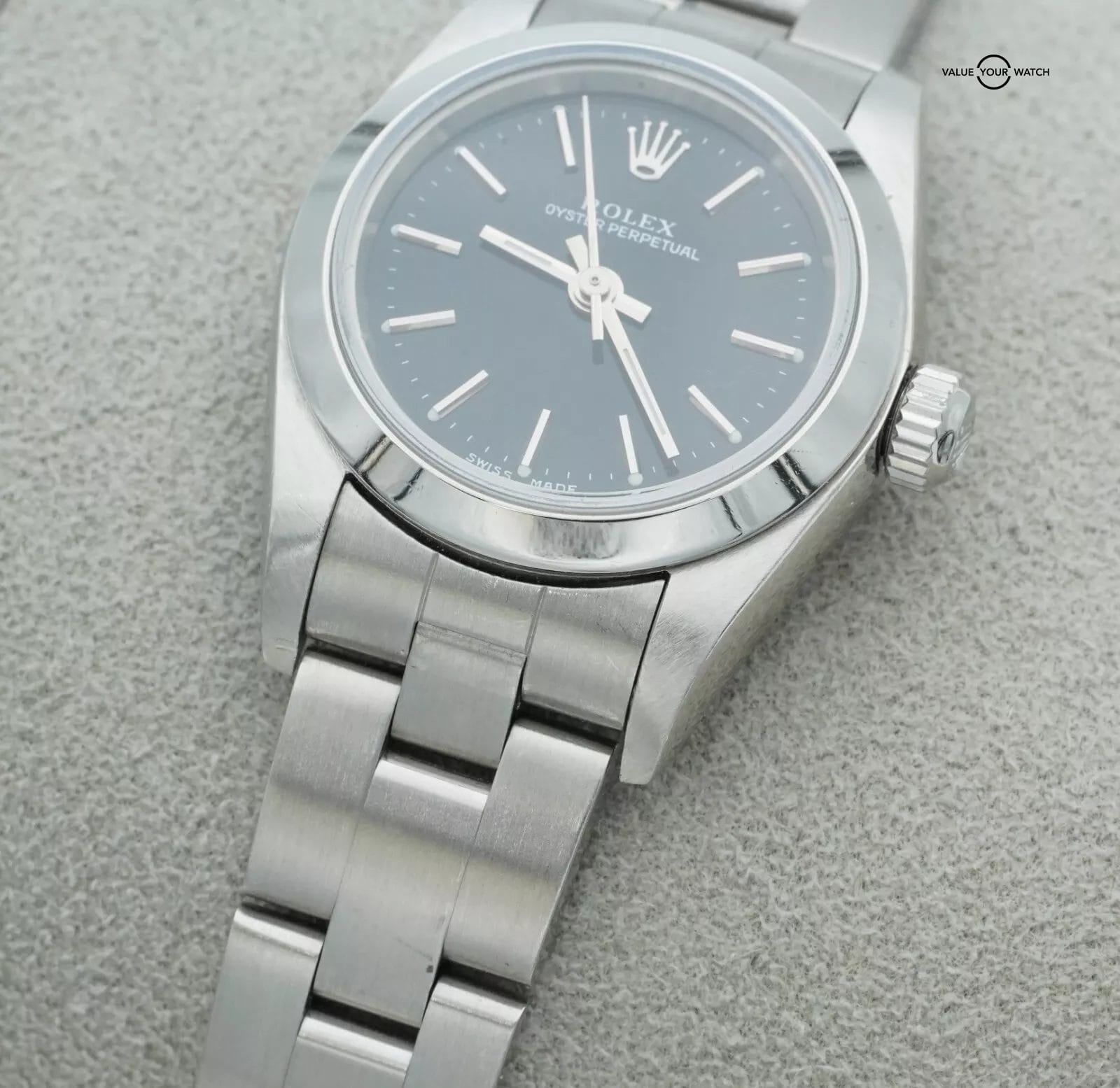 2005 ROLEX Oyster Perpetual 76080 24mm Stainless Steel Black Dial! - Image 10