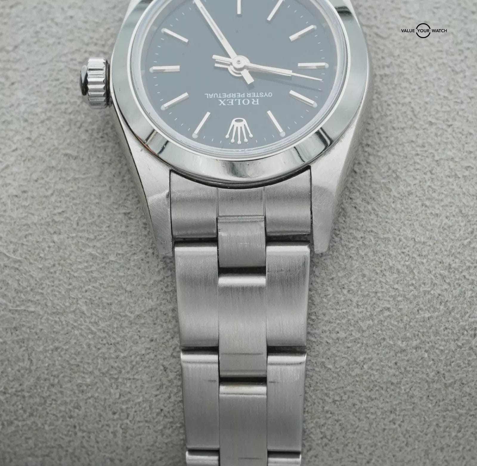 2005 ROLEX Oyster Perpetual 76080 24mm Stainless Steel Black Dial! - Image 3