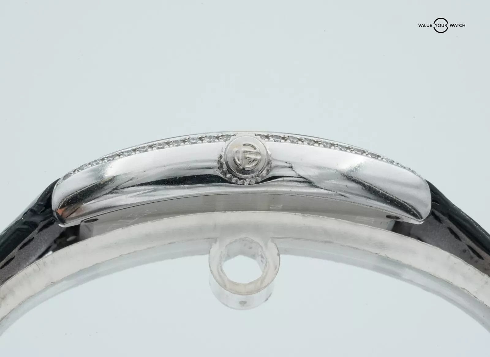 FRANCK MULLER Cintree Curvex Quartz Unisex Diamond Bezel Silver Dial BOX/PAPERS! - Image 5