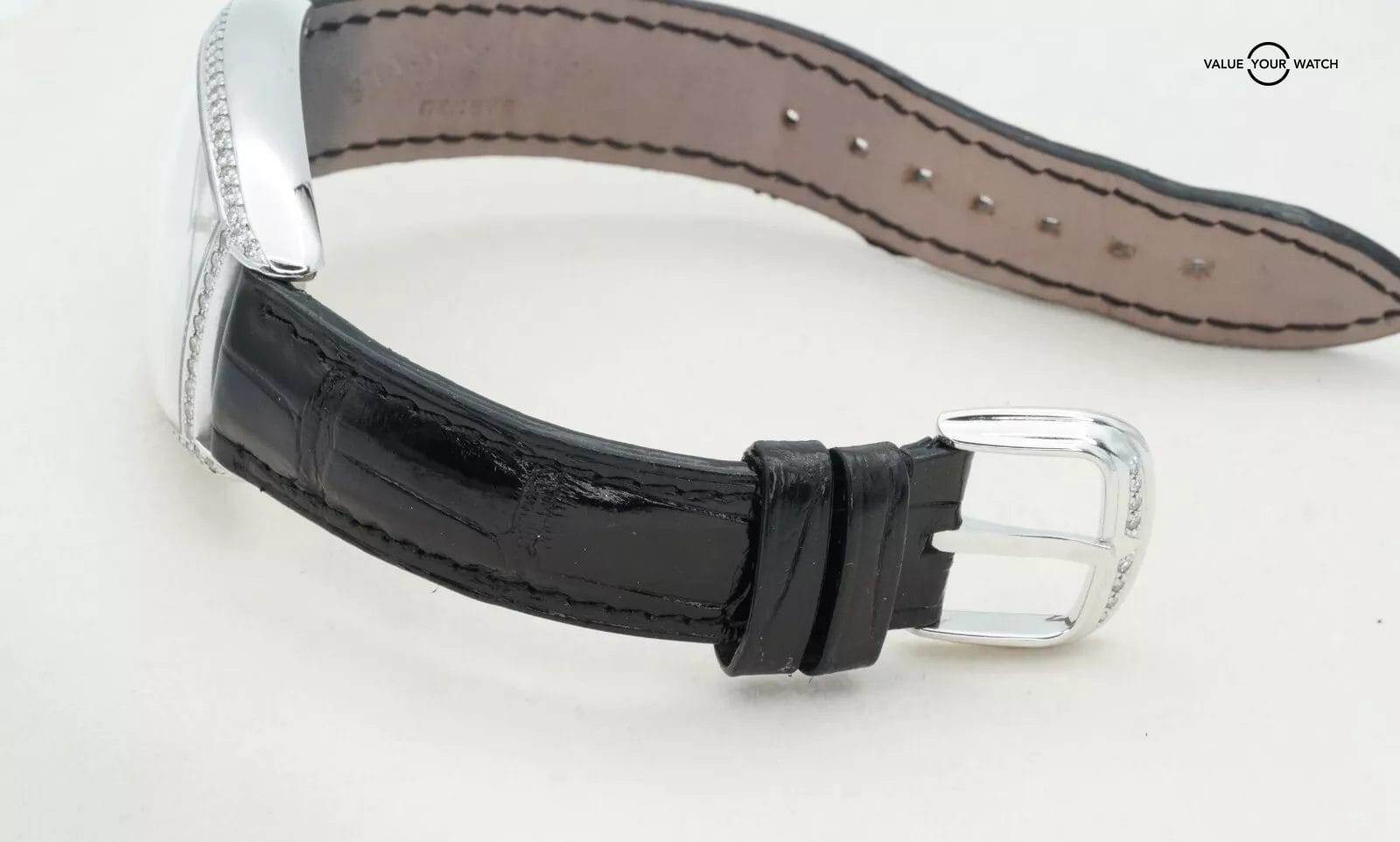 FRANCK MULLER Cintree Curvex Quartz Unisex Diamond Bezel Silver Dial BOX/PAPERS! - Image 12