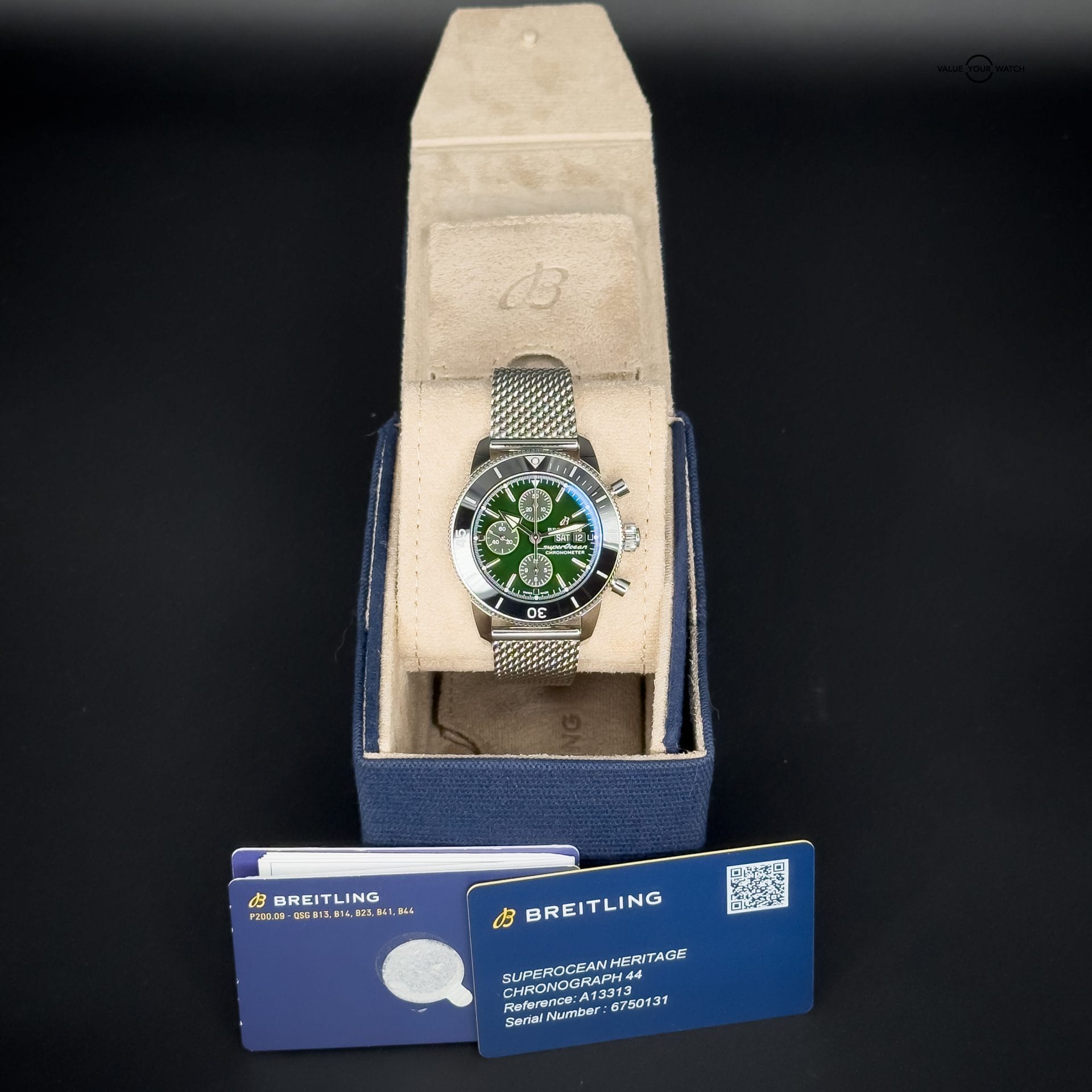 Breitling SuperOcean Heritage Chronograph Green A13313121L1S1 - Image 9