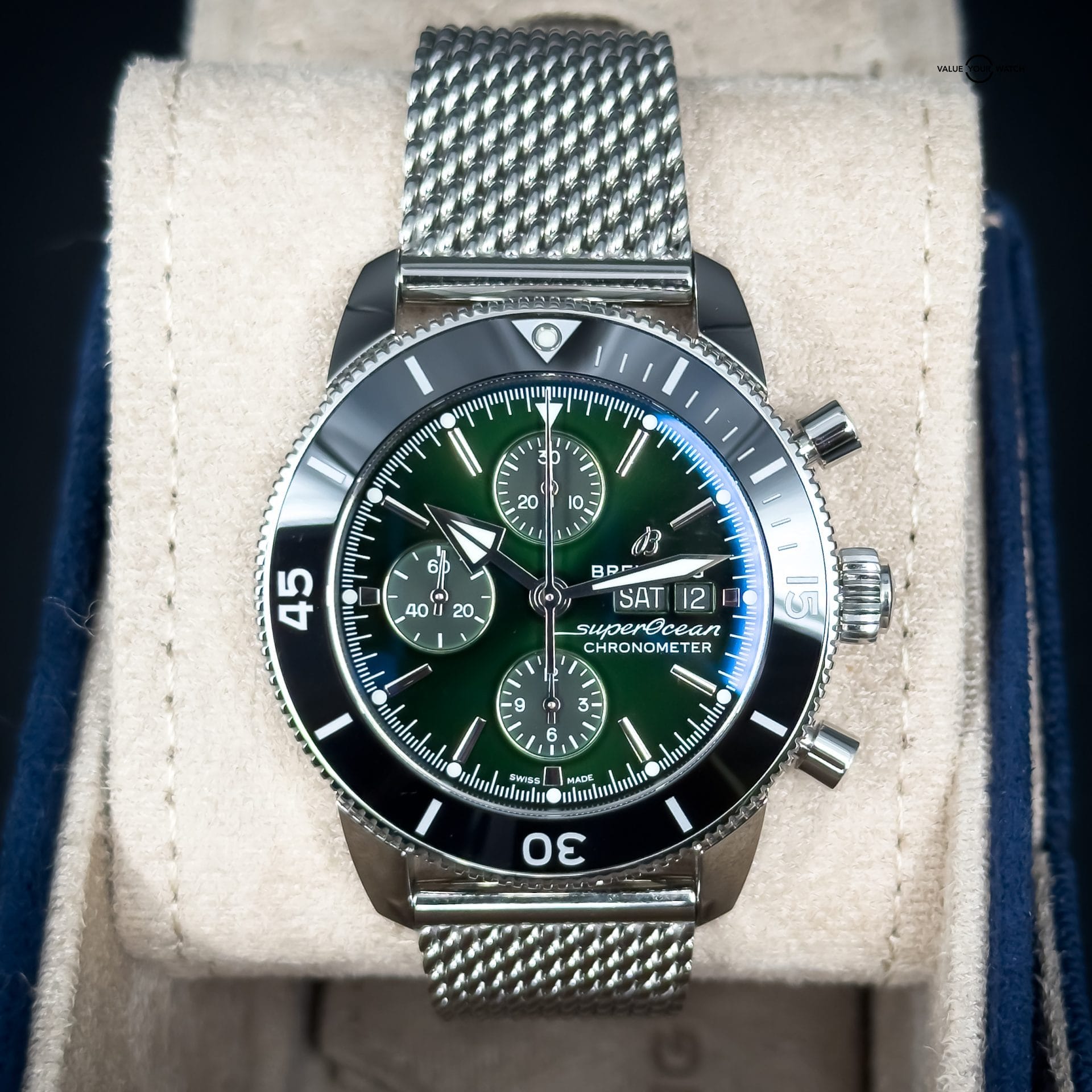 Breitling SuperOcean Heritage Chronograph Green A13313121L1S1