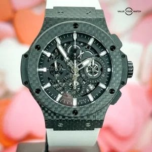 Hublot Aero Bang Carbon Fiber Big Bang Men’s Skeleton Dial Watch 311.QX.1124.RX