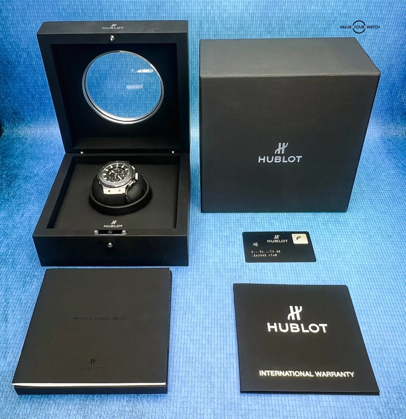 IWC Pilot's Watch Blue Dial Chronograph Men's Watch with Box & Papers IW377714 - Image 2