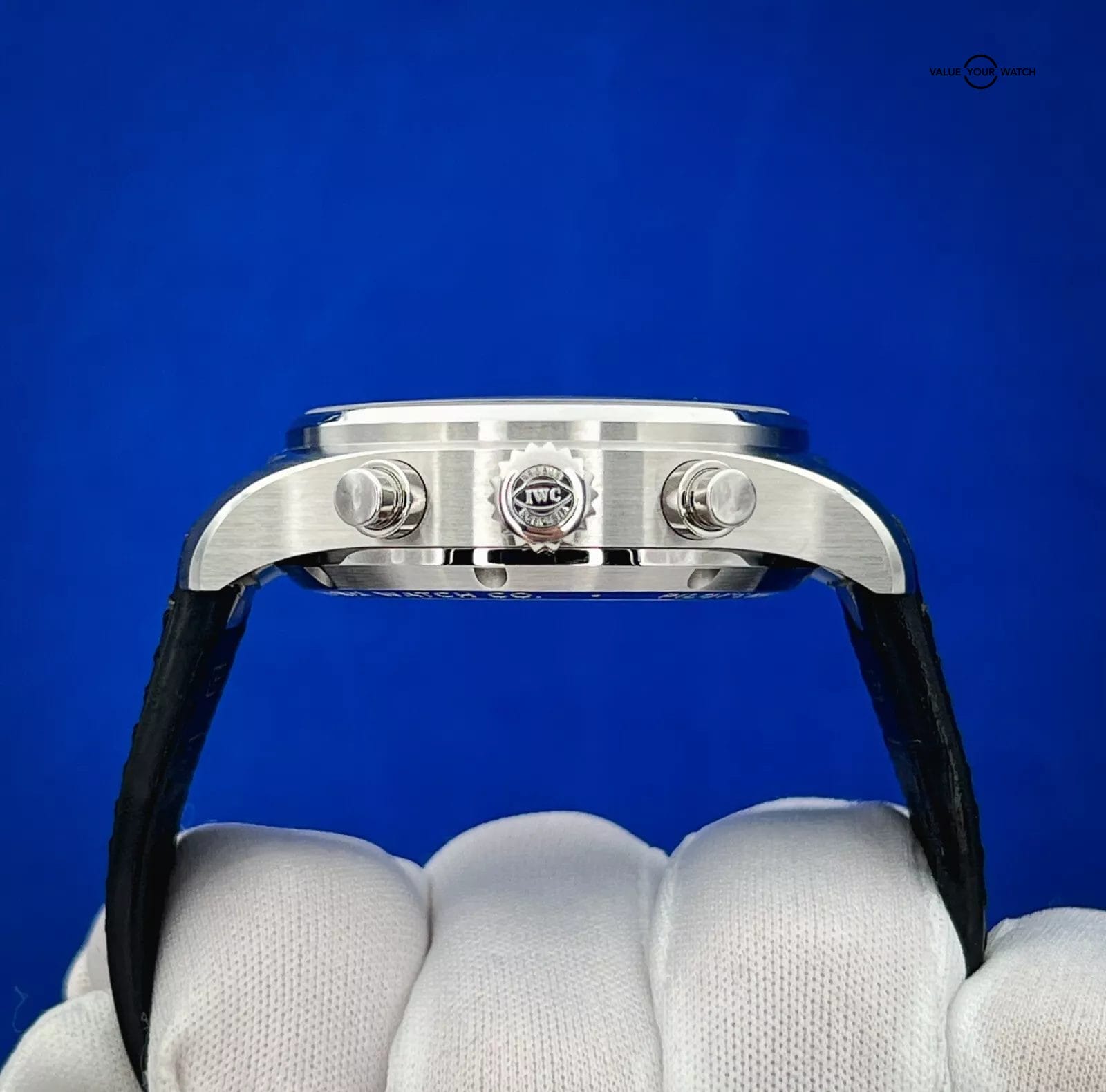 IWC Pilot's Watch Blue Dial Men's Chronograph w/Box and Papers IW388101 - Image 13