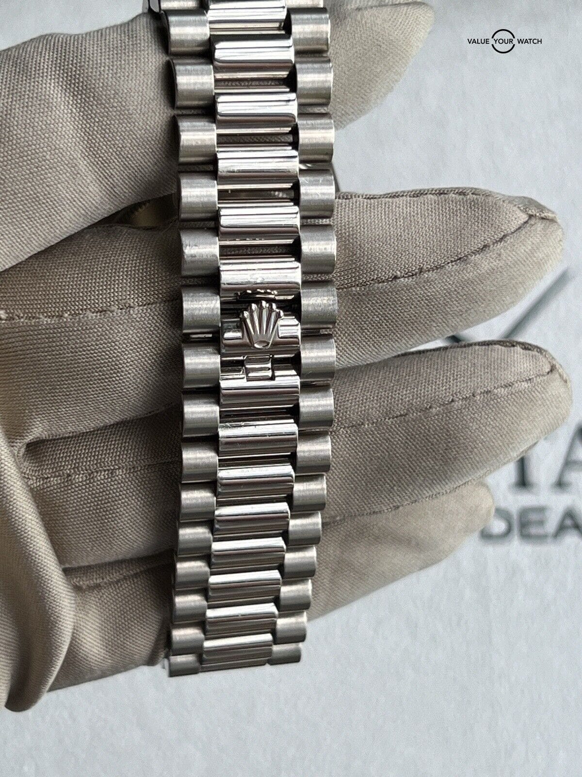 Rolex Day Date 228239 Olive Dial White Gold 40mm Men's Watch Box And Papers - Image 7