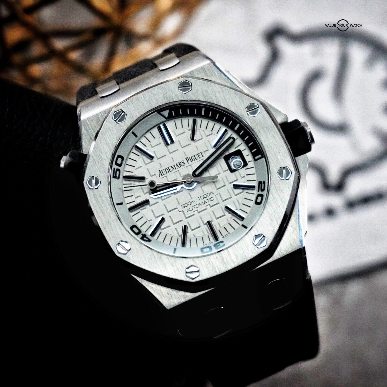 Audemars Piguet Royal Oak Offshore Diver White Dial 42mm - 15710ST.OO.A002CA.02