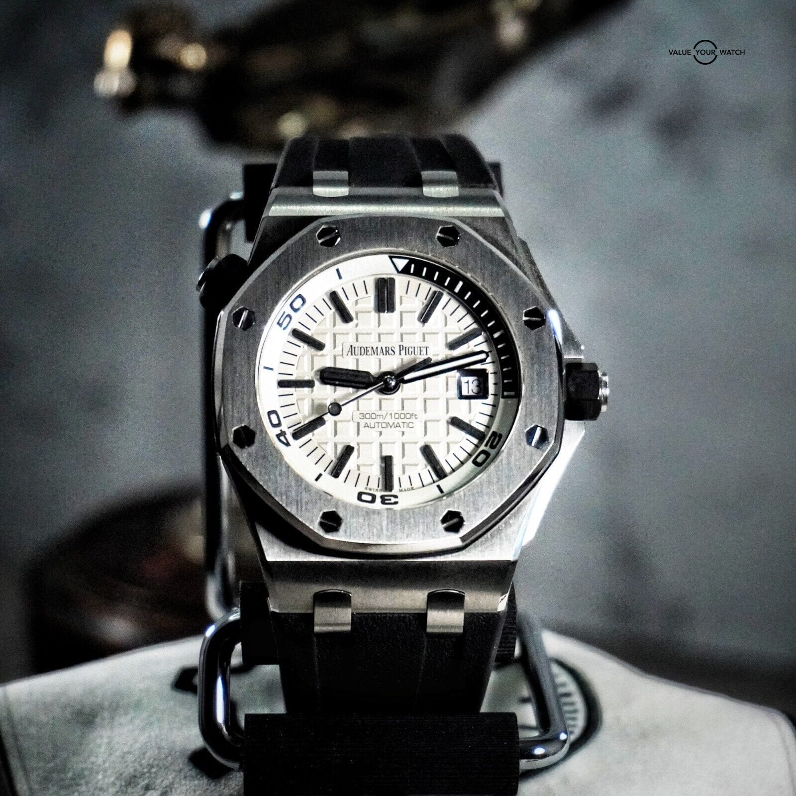 Audemars Piguet Royal Oak Offshore Diver White Dial 42mm - 15710ST.OO.A002CA.02 - Image 7