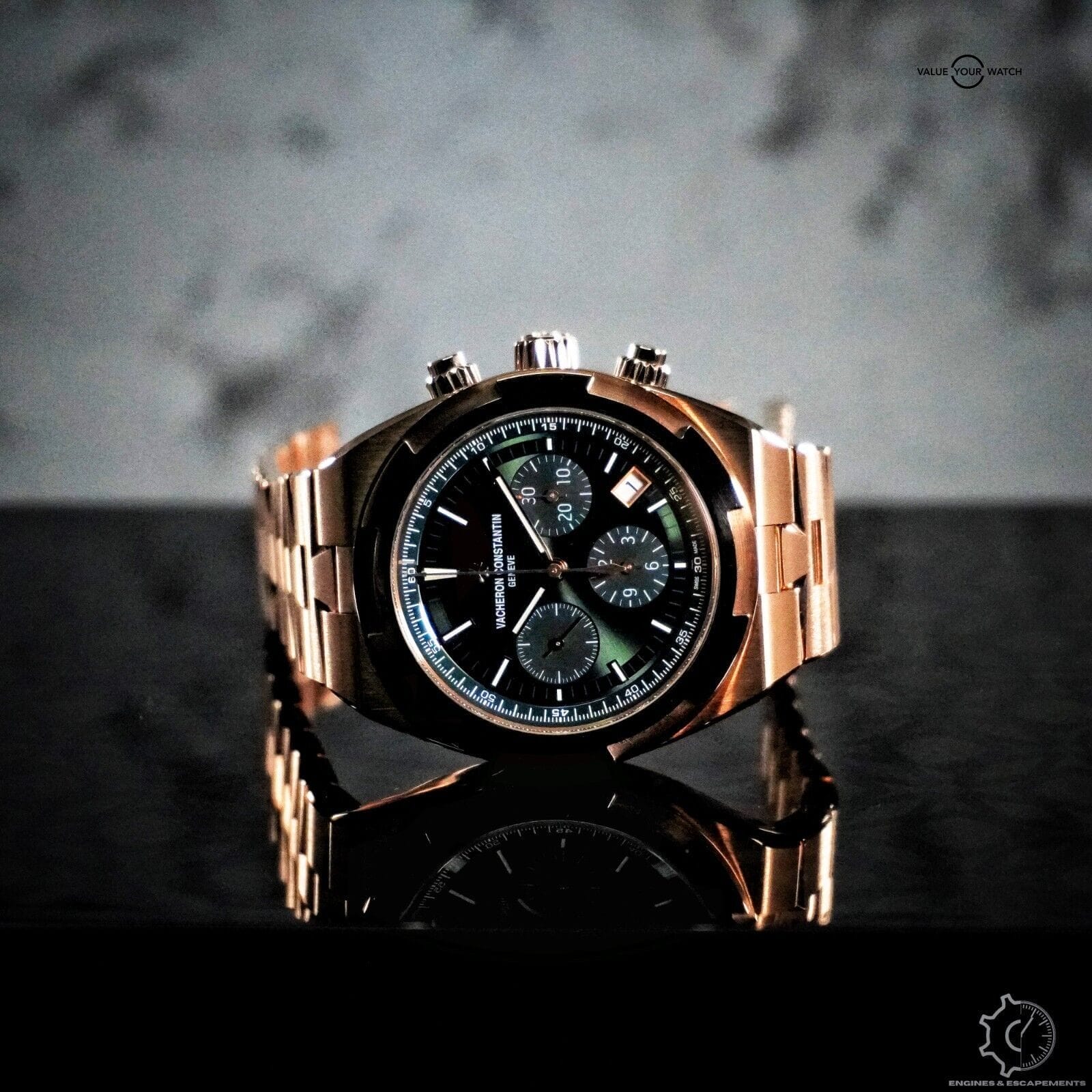 Vacheron Constantin Overseas Rose Gold Green Dial UNWORN - 5520V/210R-B966 - Image 6