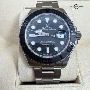 2024 June Fresh Rolex Yacht Master 226627 42mm Titanium Grey Dial Box Papers