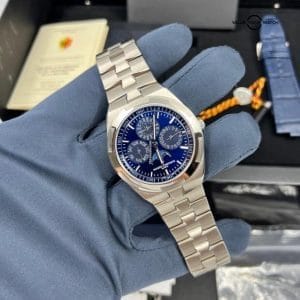 2021 Vacheron Constantin Overseas Perpetual Calendar White Gold Blue Dial 4300V