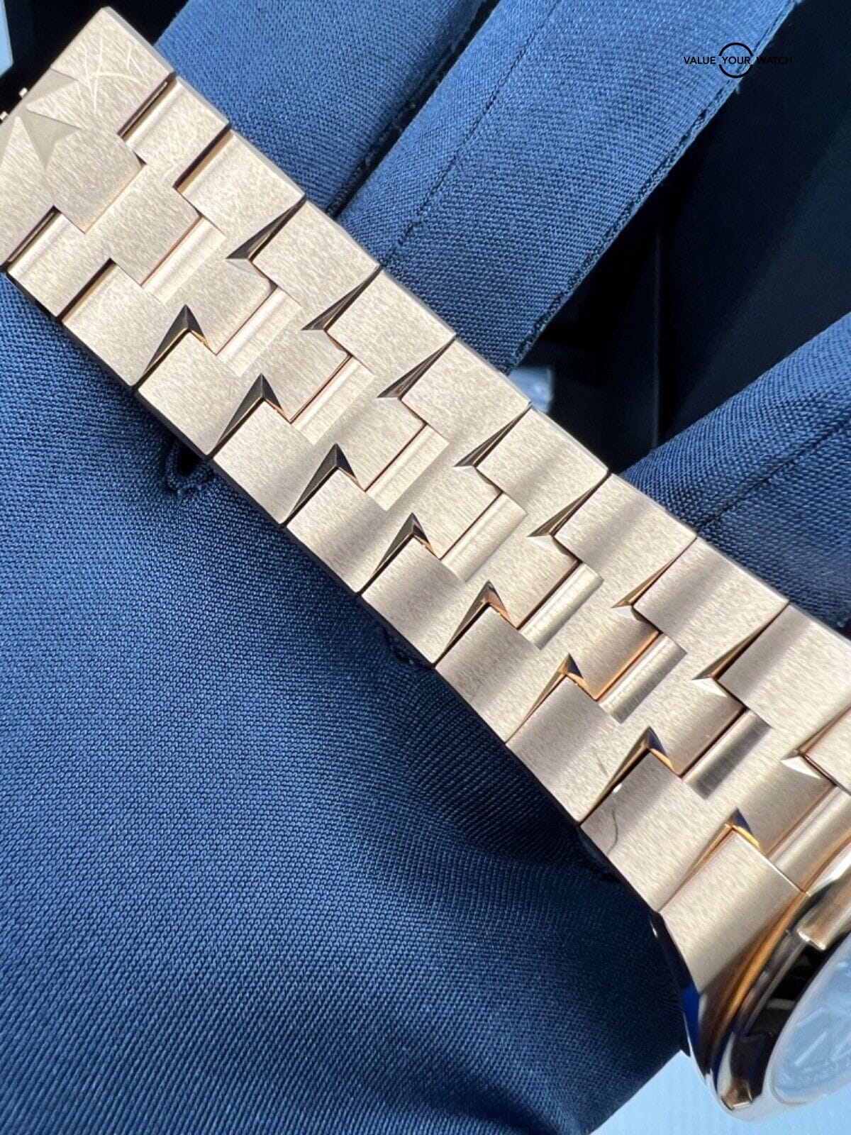 2022 Vacheron Constantin Complete Blue Dial Rose Gold Overseas Tourbillon - Image 6