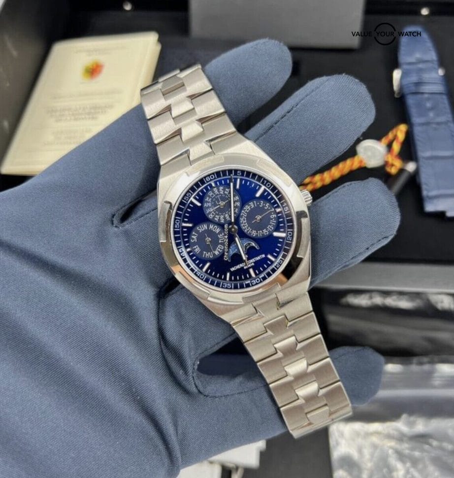 2021 Vacheron Constantin Overseas Perpetual Calendar White Gold Blue Dial 4300V - Image 2