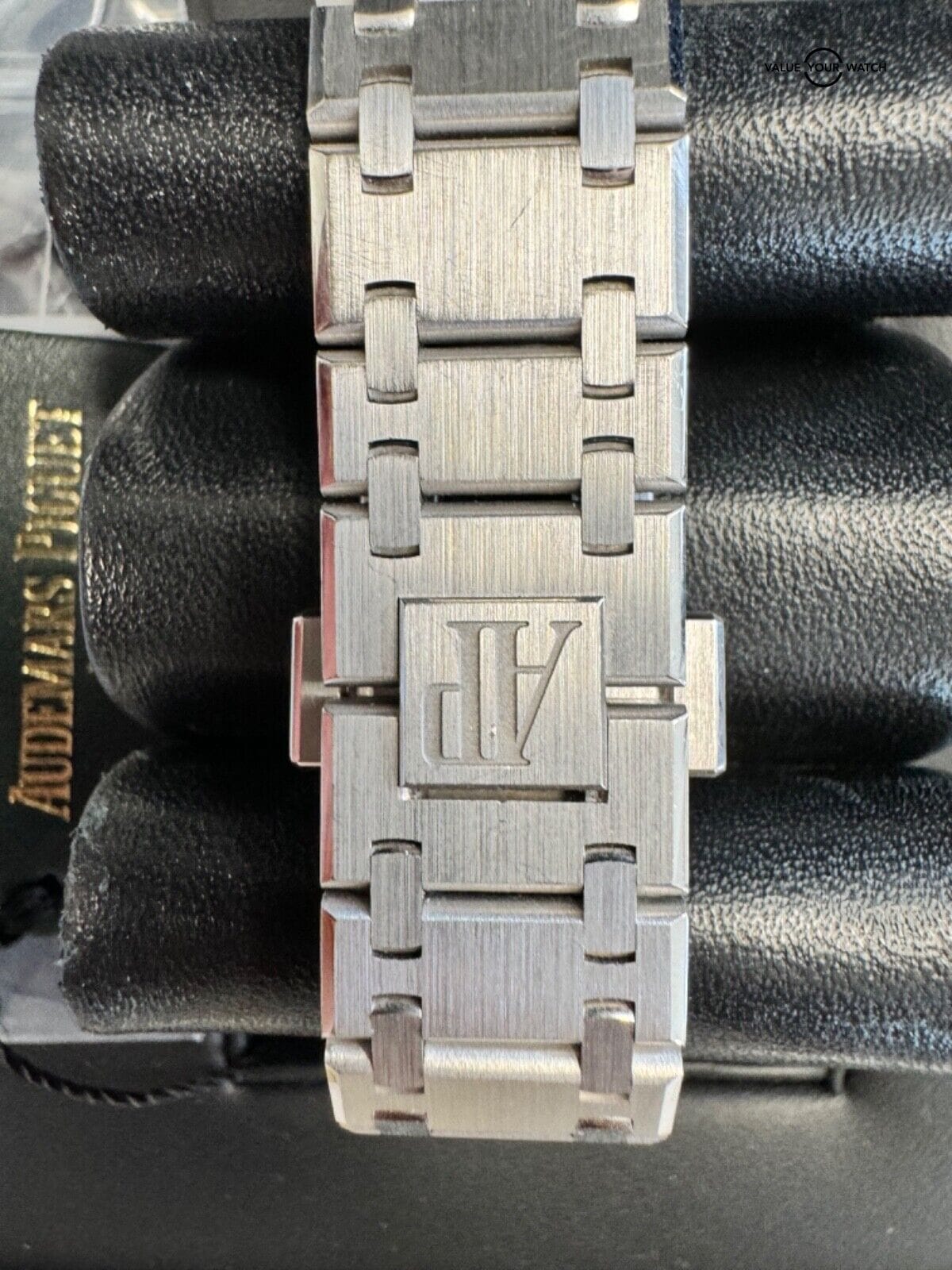 2020 Box Papers Salmon Dial Audemars Piguet AP Royal Oak Jumbo 18kt White Gold - Image 5