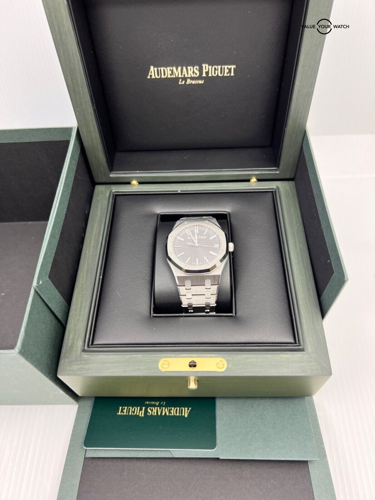 2023+New Audemars Piguet Royal Oak 15510ST.OO.1320ST.10 Grey Dial Box and Papers - Image 8