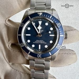 TUDOR 39mm Black Bay Blue Dial Men’s Watch – M79030B 2021 Warranty Card