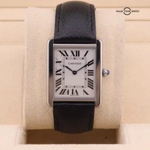 Cartier Tank Solo Stainless Steel Quartz Men’s Watch WSTA0028 – Watch + Card
